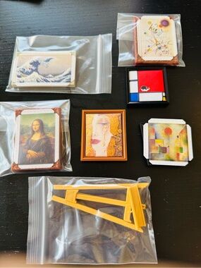 Lot of 7 New Mini Brands Masterpieces